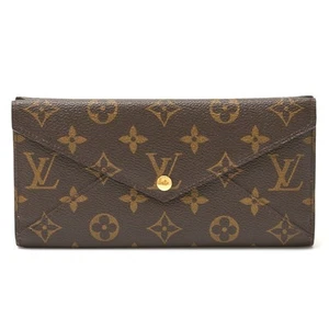 Louis Vuitton Porto Carte Origamilon M40487 Long Wallet Monogram Leather Brown G - Picture 1 of 10