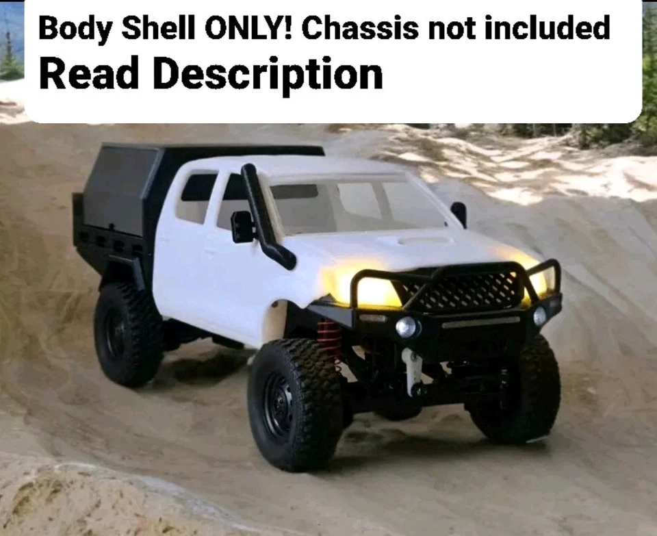 1:12 N70 Hilux Dual Cab - Mn82 - Direct Fit To Mn82/Chassis 1:12 RC Crawler - Image 1 of 4