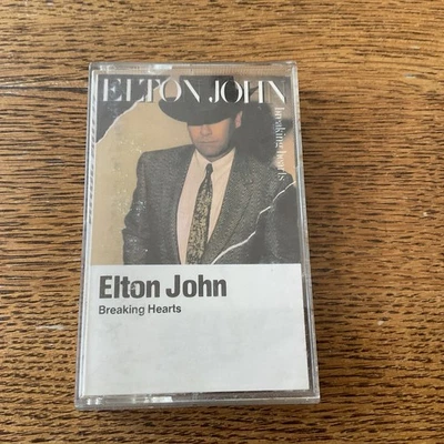 Elton John ~ Breaking Hearts ~  CASSETTE Geffen M5G 24031 - Image 1 of 2