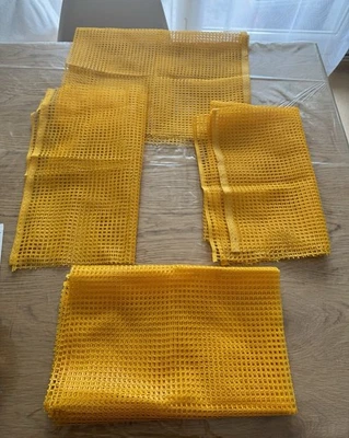 Tissus pour rideaux Orange Vintage Neuf - Photo 1/4