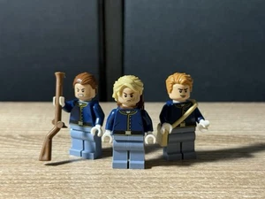 LEGO The Lone Ranger Calvary Soldiers Minifigures Lot of 3x Union - Picture 1 of 2