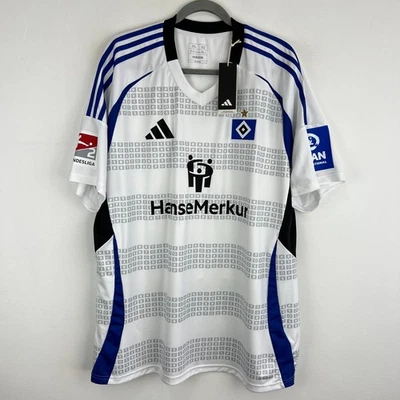 Hamburger SV 2024/2025 Adidas Home Football Shirt Soccer Jersey Men's Size 2XL - Image 1 of 4
