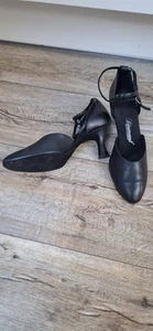 Diamant Tanzschuhe schwarz Nappaleder Gr. 7 40,5 6,5 cm Absatz - Bild 1 von 9