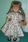 White Dress with Small Pink & Purple Flowers for American Girl Doll AGMS36