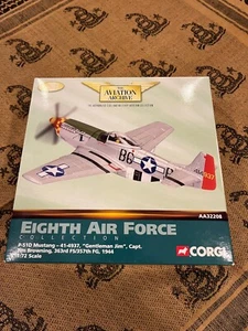 Corgi Aviation P-51 MUSTANG USAAF 8th Air Force AA32208 Gentleman Jim - Picture 1 of 2