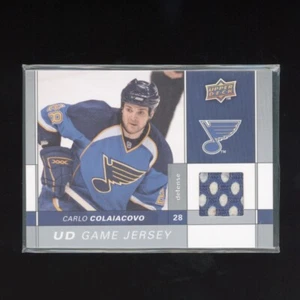 Camiseta deportiva Carlo Colaiacovo Game 2009-10 Upper Deck Serie 1 #GJ-CC - Imagen 1 de 2