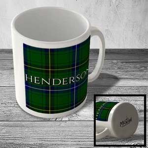 MUG_CLAN_671 HENDERSON surname (Henderson Modern Tartan) (full background) - Sco - Picture 1 of 1