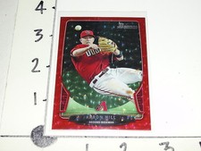 2013 Bowman AARON HILL #195 Red Ice Variant/25 Arizona DIAMONDBACKS - LSU Tigers
