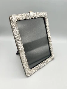 VIKTORIANISCHER STERLINGSILBER FOTORAHMEN, MATHHEW J JESSOP, BIRMINGHAM, 1900 - Bild 1 von 6