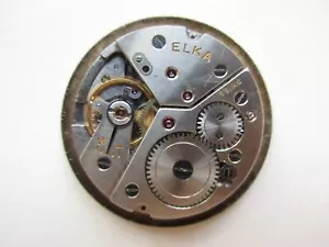 ELKA Peseux cal. 330 sub seconds Swiss watch movement - running - Picture 1 of 3