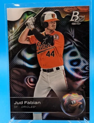 2023 Bowman Platinum Ice Foil Jud Fabian Baltimore Orioles #TOP-53 Baseball MLB - Image 1 of 2