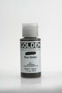 Pintura Acrílica FLUIDS Golden I 30ml Umbra Natural - Golden - Imagen 1 de 2