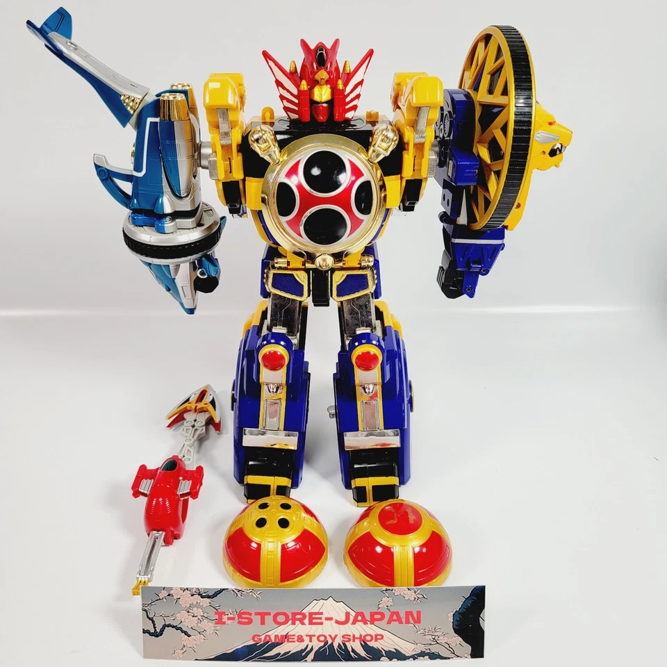 Power Rangers Ninja Storm Hurricaneger DX Senpuujin Megazord Ninjazord BANDAI - Imagem 1 de 4