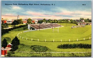 Maloney Field Phillipsburg High School New Jersey VINTAGE Postcard 4318 - Picture 1 of 2