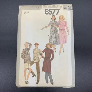 Simplicity Vintage Schnittmuster #8577 Misses Pullover Kleid oder Tunika Gr. 12 - Bild 1 von 3