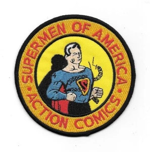 Parche bordado con logotipo de Superman, Supermen of America Club década de 1950 NUEVO SIN USAR - Imagen 1 de 1