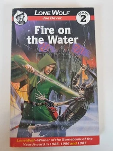 Fire on the Water World of Lone Wolf Game Book 2 Joe Dever 1990 - Picture 1 of 14