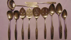 11 MIXED LOT NS/NATIONAL STAINLESS FLATWARE/SERVING PIECES "VALINDA" VERY NICE!! - Picture 1 of 5
