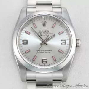 Rolex Airking 34 mm Medium 114200 2012 Edelstahl Automatik Stahl - Bild 1 von 1