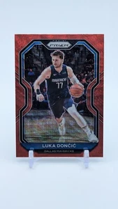 2020-21 Prizm Luka Doncic Red Wave Prizm #32 Dallas Mavericks - Picture 1 of 2