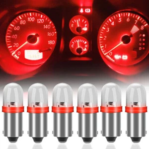 10PCS BA9S 1815 1445 1895 LED Car Interior Instrument Dash Panel Light Bulbs RED - Picture 1 of 5