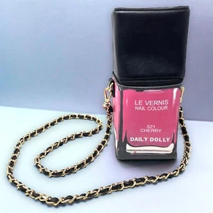 TORRID Nail Polish Bottle Crossbody Purse Hand Bag Le Vernis Cherry Daily Dolly - Picture 1 of 5