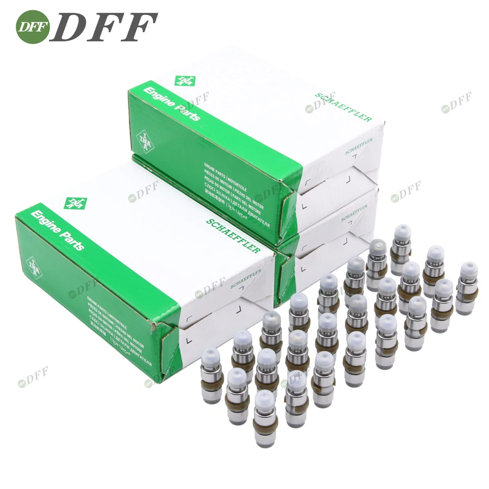 Juego de seguidores de válvulas elevadores hidráulicos 24x INA para BMW 325i 328i E90 E92 528i E60 Foto 1 de 4