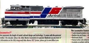HO ATLAS 9071 MASTER DASH 8-32BW AMTRAK # 505 PEPSI DUAL MODE DECODER DC DCC - Picture 1 of 3