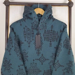 Greyson NEU $ 298 schwerer Hoodie Pullover Herren Größe XL Kaschmir Wolle Southwest - Bild 1 von 19