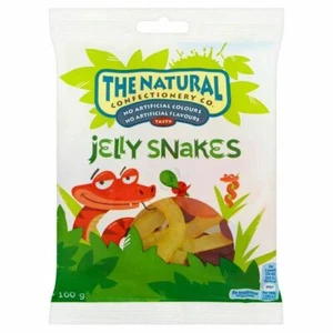 The Natural Confectionery Co Jelly Snakes 130g - Pack of 2 - Picture 1 of 1