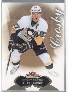 2014-15 Fleer Showcase #84 Sidney Crosby - Picture 1 of 2