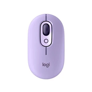 Logitech POP Mouse Lavender Wireless Silent Mouse Emoji Customization - Picture 1 of 9