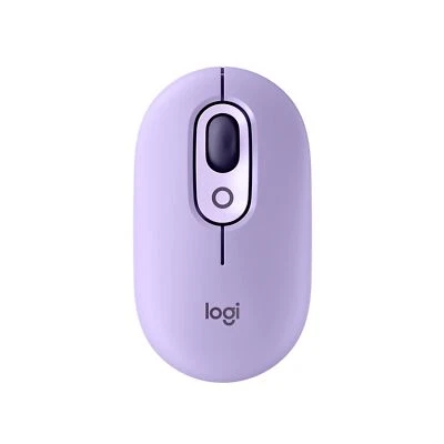 Logitech POP Mouse Lavender Wireless Silent Mouse Emoji Customization - Image 1 of 4
