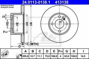 DISCHI FRENO BMW SERIE 3 E21 DAL 1975 AL 1982 COD. ORIG.34111119248-34111163128 - Imagen 1 de 1