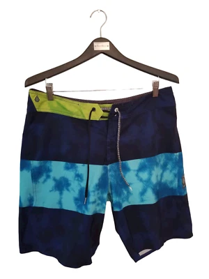 Volcom Mod-Tech Swim Multicolor Shorts Men's Size 34 Inseam 9 in - Image 1 of 4