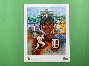 Detroit Tigers Lou Whitaker 26.04.2015 11"x8 1/2" HANDSIGNIERT BECKETT ZERTIFIZIERT - Bild 1 von 2