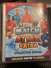 2016/17 Match Attax Extra Premier League Binder Near Complete Base Set And More