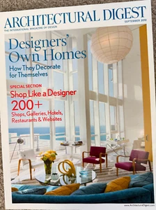 Architectural Digest September 2010 Designers' Homes Mona Hall Richard Solomon - Picture 1 of 5