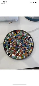 Huge Lot Of Vintage Colorful 200 Marbles  - Picture 1 of 10