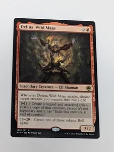 Delina, Wild Mage - Adventures in the Forgotten Realms (AFR) MTG Magic - Picture 1 of 8