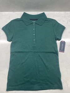 Nautical Hunter Green Girls School Uniform Polo, Medium, Size 8-10, New With Tag - Picture 1 of 5
