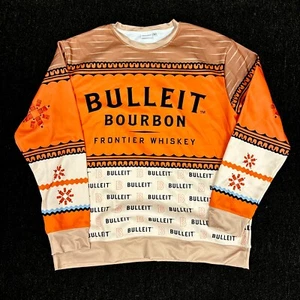 Pullover Bulleit Frontier Whiskey Shirt Uomo TG XL Manica Lunga Yellowstone - Foto 1 di 9