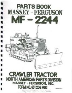Massey Ferguson 2244 Parts Manual - Picture 1 of 1