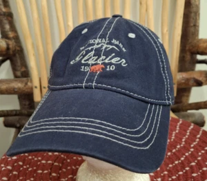 GLACIER NATIONAL PARK Mütze Ball Cap Navy Blau Est. 1910 TOP - Bild 1 von 8