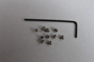 CONN SAXOPHONE LOCKING GRUB SCREWS FOR PIVOTS, LOT OF 12 - HARD TO FIND