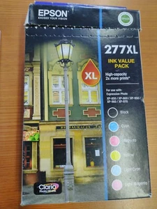 Genuine Epson 277XL 6-Ink Set Value Pack Epson XP850/XP860/XP950/XP960 EXP 2027 - Picture 1 of 2