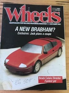 Wheels Car magazine October 1985 Brock Tercel Subaru Alfa Audi 528i Brabham - Imagen 1 de 12