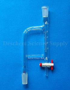 15ml,24/40,Glass Distillation Receiver,Lab Dean Stark Adapter,W/PTFE Stopcock - Picture 1 of 3