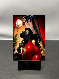 Tarjeta coleccionable de arte personalizado de anime Boa Hancock Waifu w5412 - Imagen 1 de 2