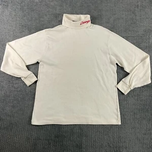 Georgia Bulldogs Shirt Large Turtle Neck Pullover Single Stitch Vintage Casual - Picture 1 of 10